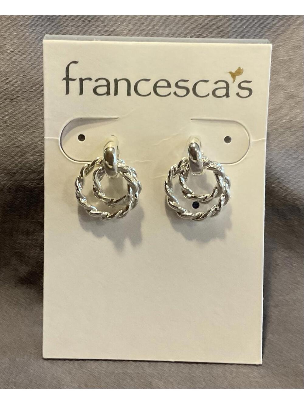 Francesca’s Silver Tone Earrings #1431